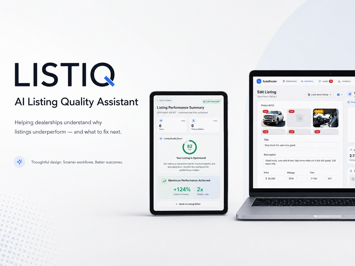 ListIQ listing quality assistant