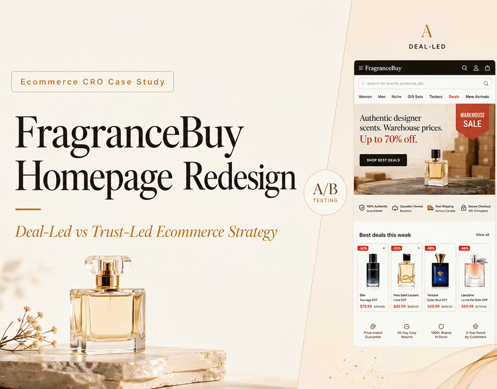 FragranceBuy homepage concepts